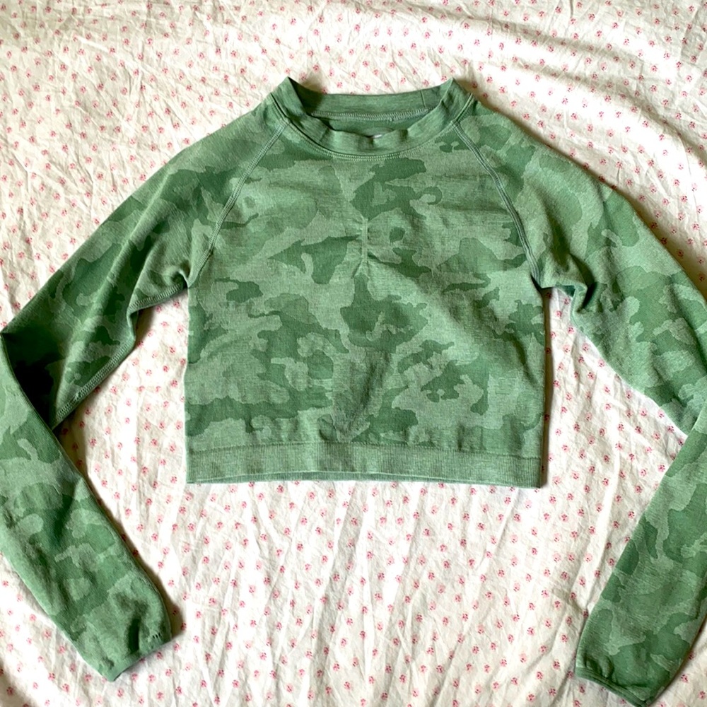 Camo Crop Top